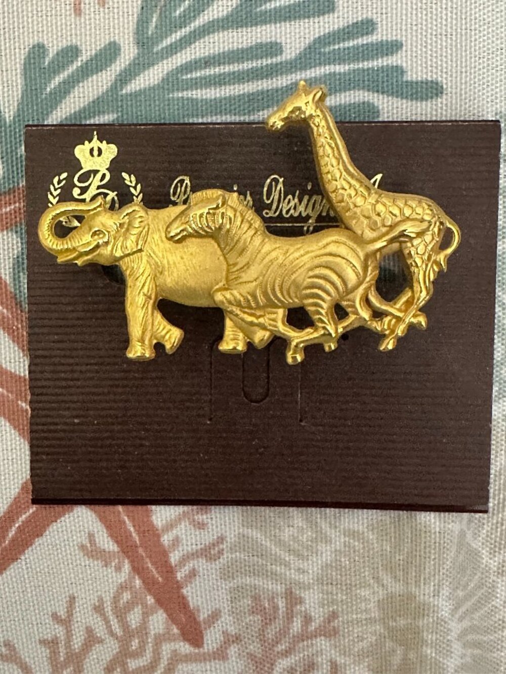Vintage Premier Designs “Hoop-De-Do” Animal Brooch – Item #3436